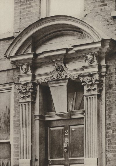 Porte, Great St Helens, Londres (photo n/b) - William Galsworthy Davie