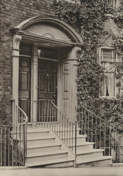 Porte, High Street, Lewes, Sussex (photo n/b) - William Galsworthy Davie