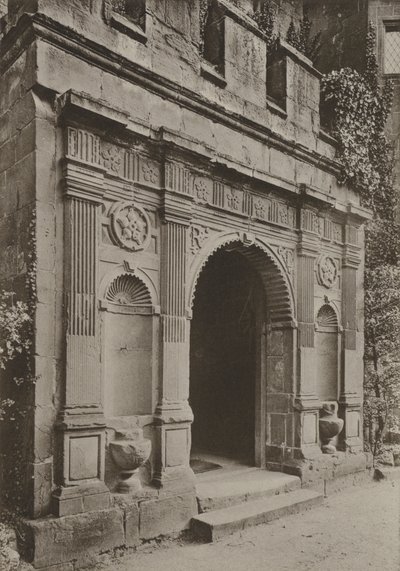 Porte, Porche à la Gate House, Kenilworth - William Galsworthy Davie