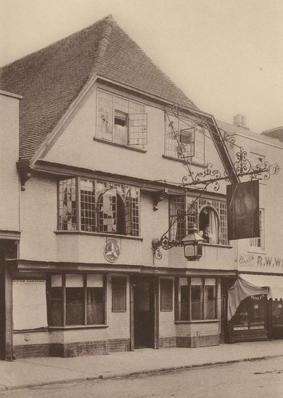 Auberge Falstaff, rue St Dunstan, Canterbury, Kent - William Galsworthy Davie