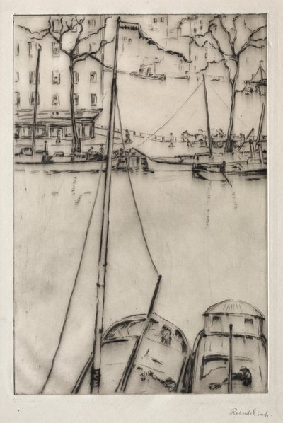 Vue de Rotterdam - William George Reindel
