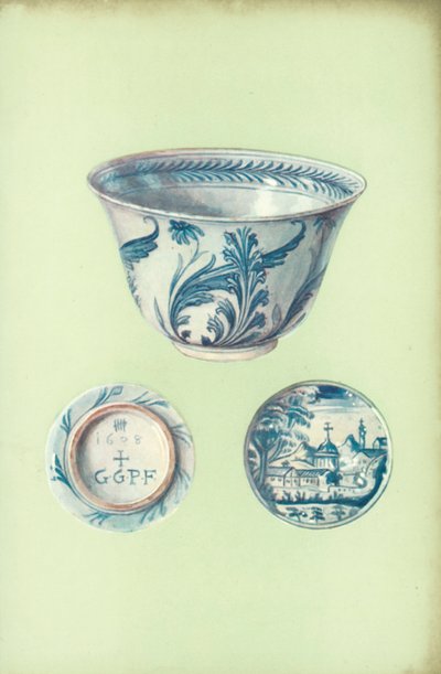 Bol, probablement fabriqué à Pise, daté de 1638 - William Gibb
