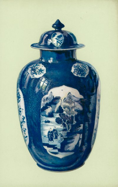 Pot, "Bleu et Blanc," chinois, période de K