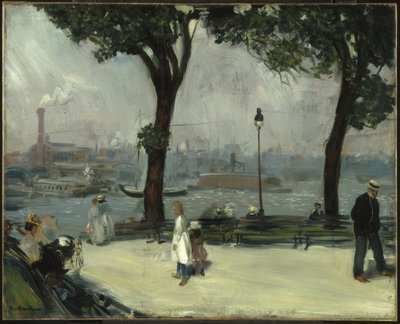 Parc East River - William Glackens