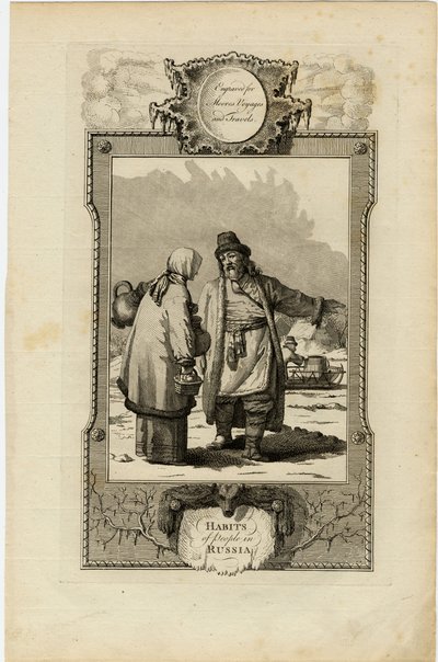 Habitudes des Moscovites, vers 1730 - William Grainger