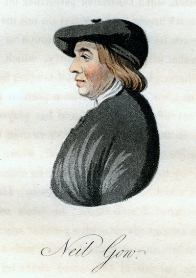 Neil Gow, joueur de violon écossais, 1800 - William Green
