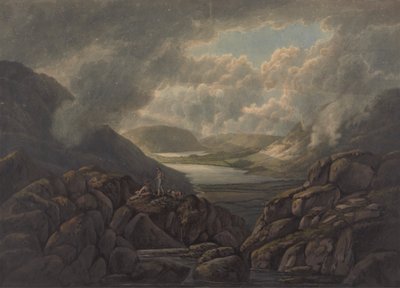 Vue des lacs Buttermere et Crummock Water - William Green
