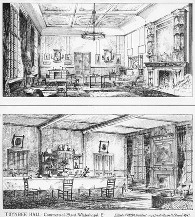 Intérieur de Toynbee Hall - William H Atkin Berry