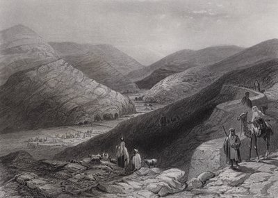 Etham, près de Bethléem (gravure) - William H. Bartlett