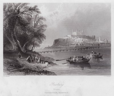 Presbourg, Hongrie (gravure) - William H. Bartlett