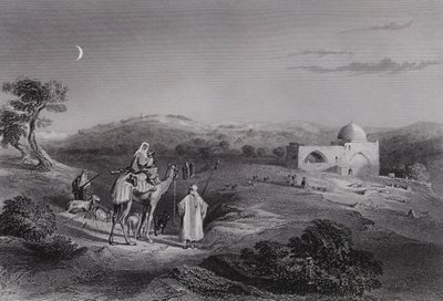 Tombeau de Rachel, près de Bethléem (gravure) - William H. Bartlett