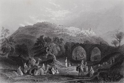 La Colline de Samarie (gravure) - William H. Bartlett