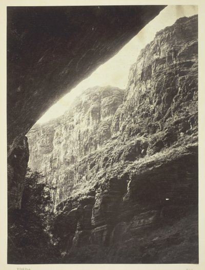 Cañon de Kanab Wash, rivière Colorado, vue vers le sud, 1872 - William H. Bell