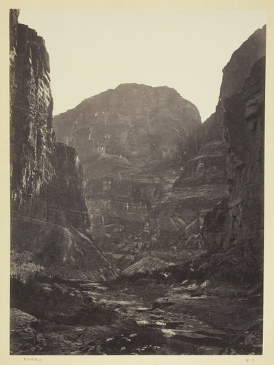 Cañon de Kanab Wash, rivière Colorado, vue vers le sud - William H. Bell