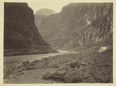 Rivière Colorado, embouchure de Kanab Wash, vue vers l