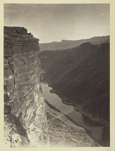 Grand Cañon, fleuve Colorado, près de Paria Creek, en regardant vers l