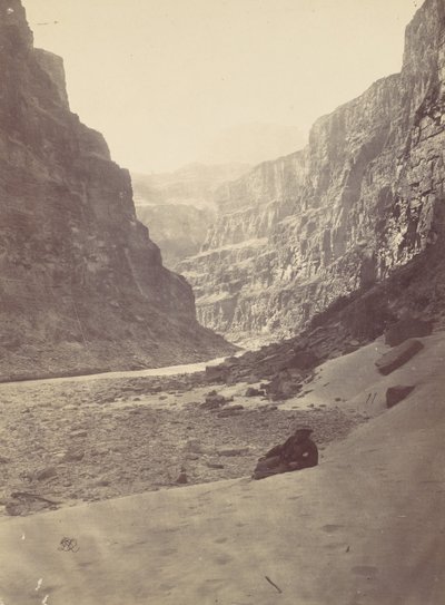Grand Canyon du fleuve Colorado, embouchure de Kanab Wash, vue vers l