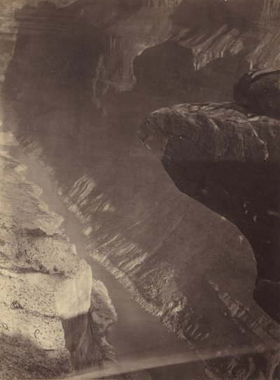 Regard vers le Sud dans le Grand Canyon, Rivière Colorado, Sheavwitz Crossing - William H. Bell