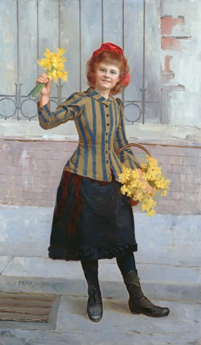 Portrait de Miss Gertie Miller, 1893 - William H. Parkinson
