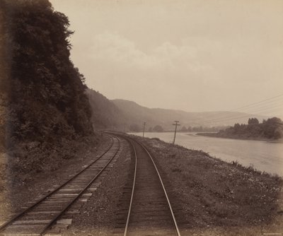 Courbe de Hemlock Run, près de Towanda - William H. Rau