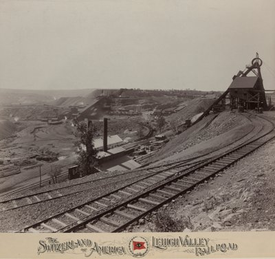 Knickerbocker Colliery près de Shenandoah, Lehigh Valley Railroad - William H. Rau