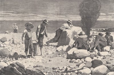 Croquis en bord de mer - Un Clam-Bake Harper