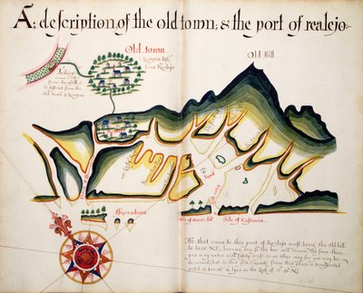 Description de la vieille ville et du port de Realejo - William Hack