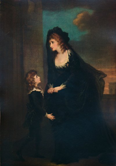 Mme Siddons et son fils dans la tragédie d