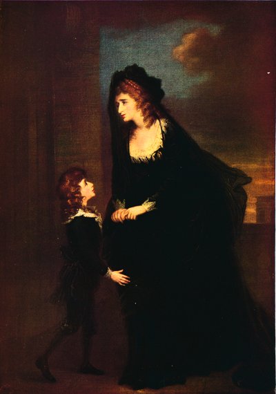 Mme Siddons et son fils dans la tragédie d