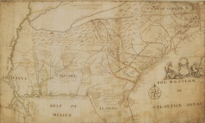 Carte de la partie sud-est de l