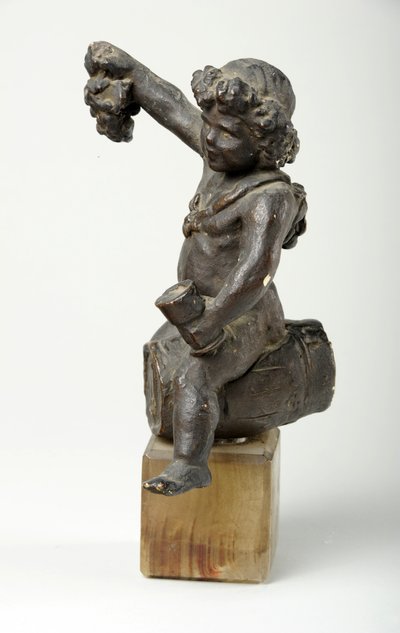 Chérubin sur un tonneau de vin - William Hamo Thornycroft