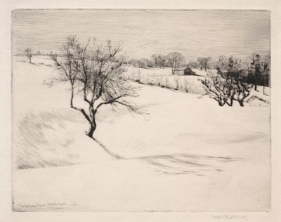 La ferme sur la colline - William Harry Warren Bicknell