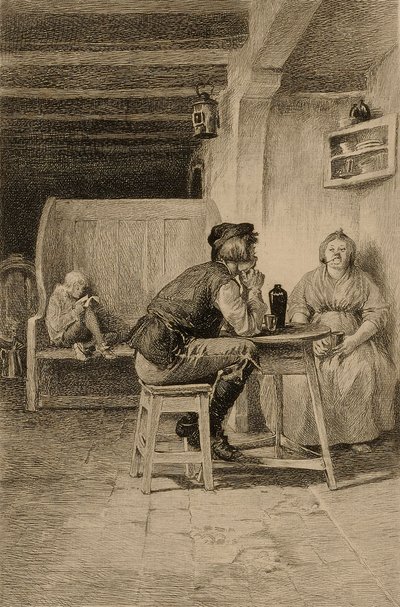 Sans titre (scène dans un pub) - William Harry Warren Bicknell