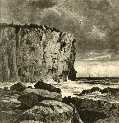 Falaise près de Beaver Bay, 1872 - William Hart