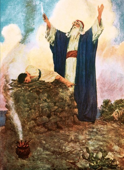 Abraham offrant Isaac - William Hatherell