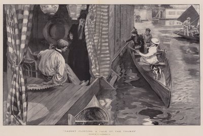 Pris en train de flirter, une histoire de la Tamise - William Hatherell