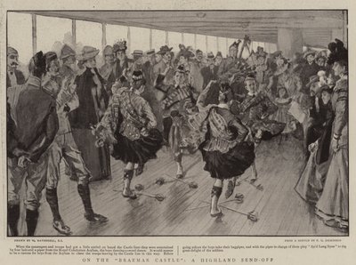 Sur le Braemar Castle, un départ en fanfare - William Hatherell