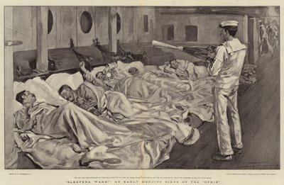 Réveillez-vous, dormeurs !, une scène matinale sur l