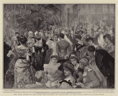 Le bal donné par le duc et la duchesse de Connaught à l