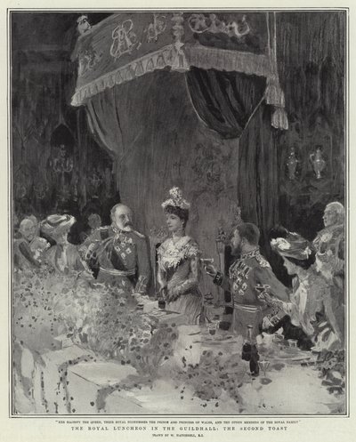 Le déjeuner royal dans le Guildhall, le deuxième toast - William Hatherell