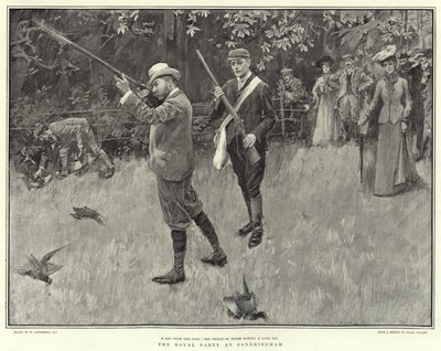 La fête royale à Sandringham - William Hatherell