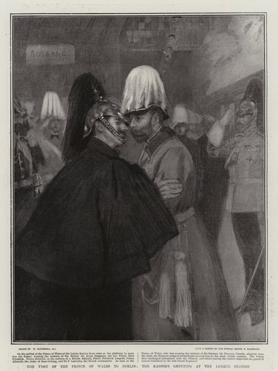 La visite du prince de Galles à Berlin, l