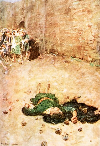 La lapidation de Stephen - William Hatherell