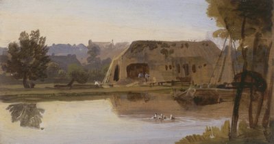 Sur la Kennet, Reading, 1807 - William Havell