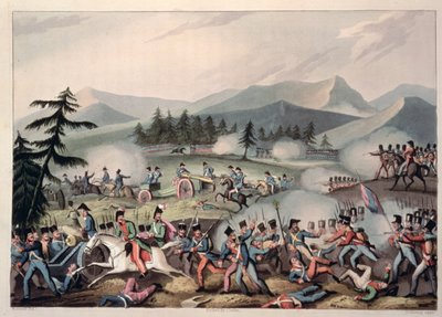 Bataille de Barrosa, 5 mars 1811, gravée par I. Clarke, aquatinte par M. Dubourg, 1811 - William Heath