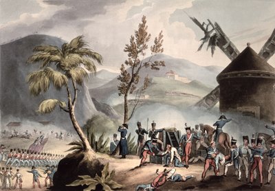 Bataille de Roleia, 17 août 1808, gravée par Thomas Sutherland (aquatinte) - William Heath