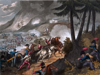 Bataille des Pyrénées en 1813, gravée par J.C. Stadler, publiée par Thomas Tegg, 1818 - William Heath