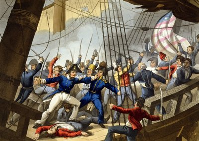 Embarquement et Prise du Navire Américain 