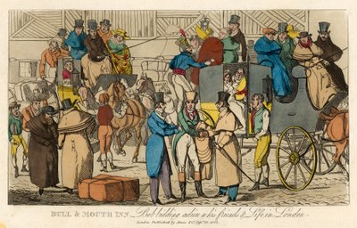 Bull and Mouth Inn : Bob disant adieu à ses amis et à la vie à Londres - William Heath