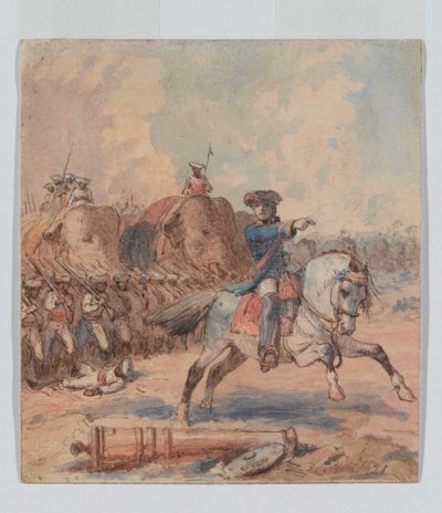 Clive à Plassey (1757), vers 1821 - William Heath